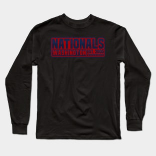 Washington Nationals 02 Long Sleeve T-Shirt